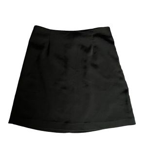 Vintage 90’s View Moda Italiana Business Casual Black A-Line Mini Skirt Size 2